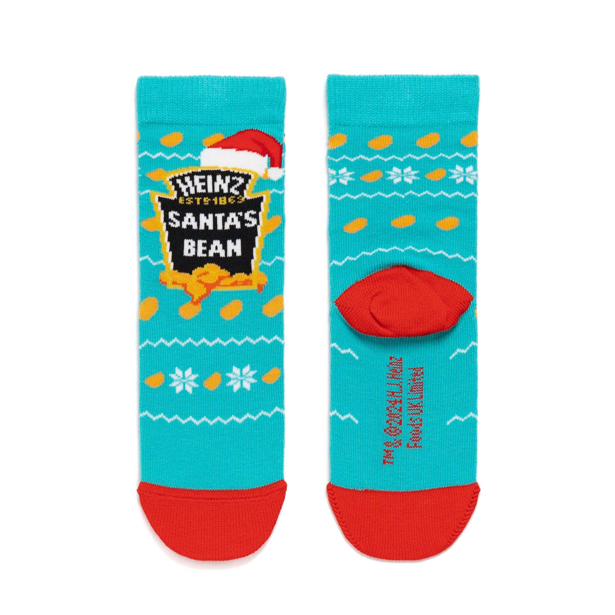 Heinz Baked Beans 'Santa's Bean' Kids' Kids Socks