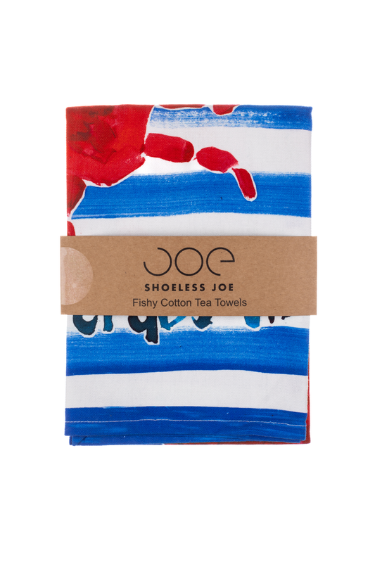 Two Old Crabs Tea Towel