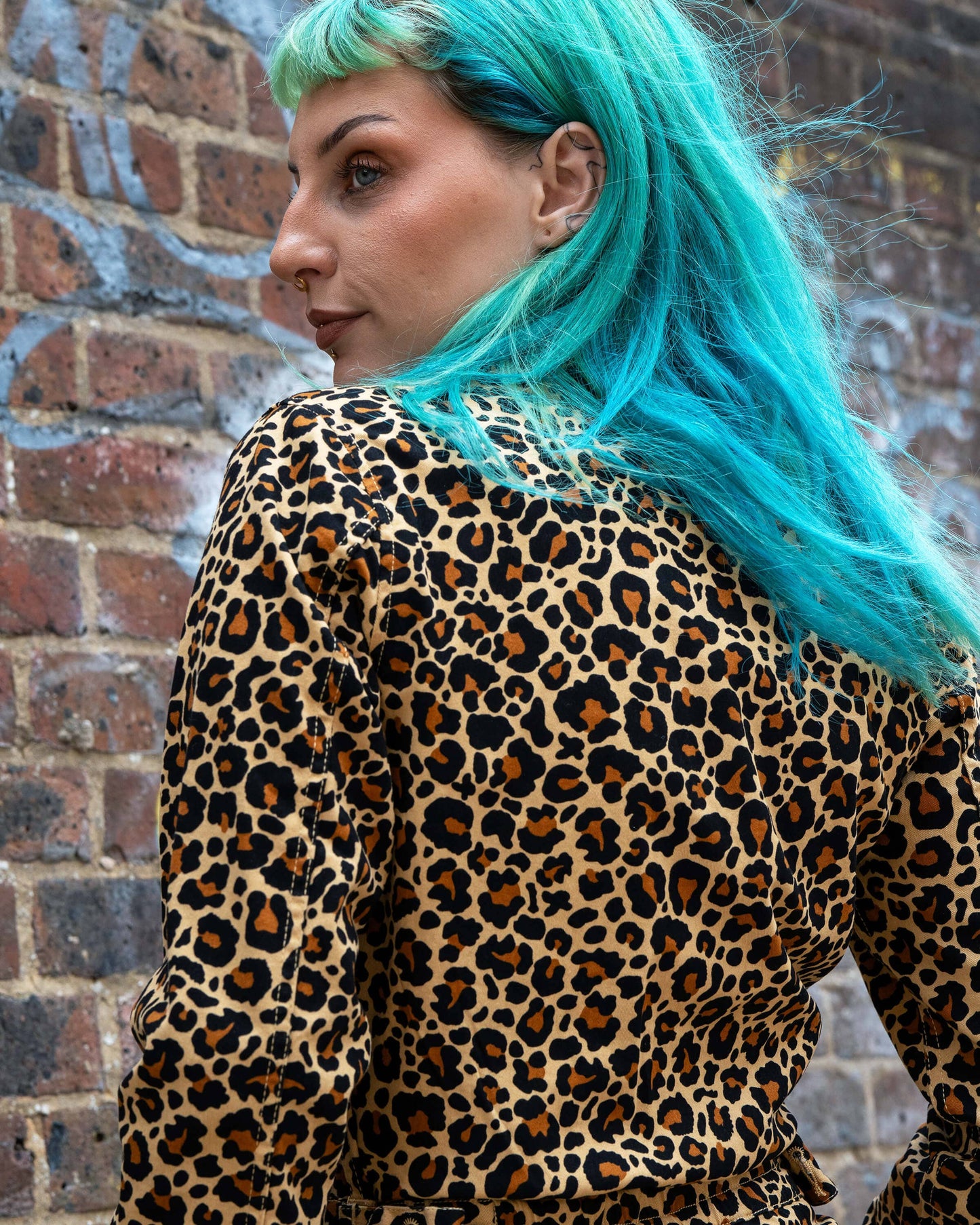 Classic Leopard Print Boiler Suit by Rebel Romance