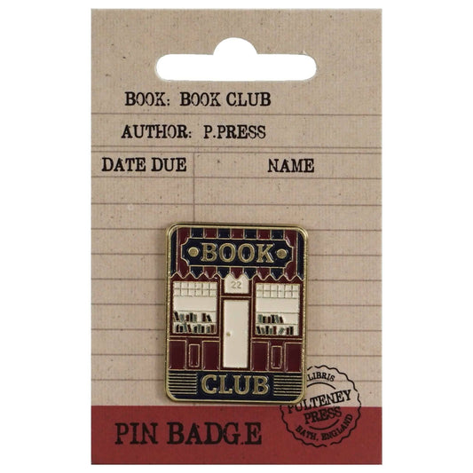 Book Club Reading Enamel Pin Badge