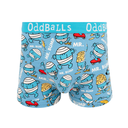 Mr Bump Mr Men Mens Cotton Boxer Shorts