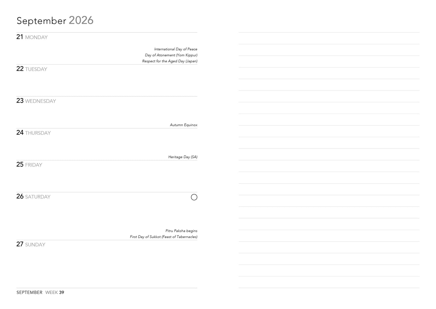 Two Happy Cats 2026 Artisan Art Vegan Leather Planner