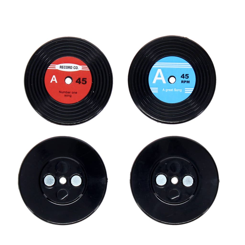 Mini Vinyl Magnets Set of 4