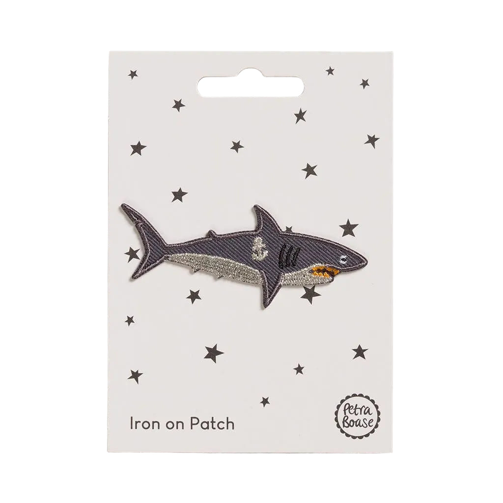 Shark Iron-On Embroidered Patch