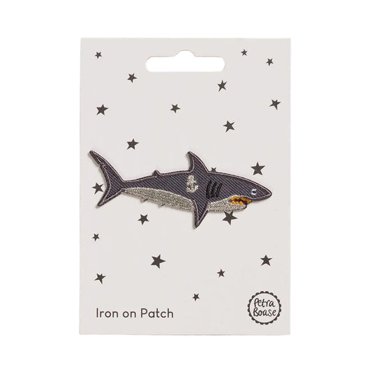 Shark Iron-On Embroidered Patch