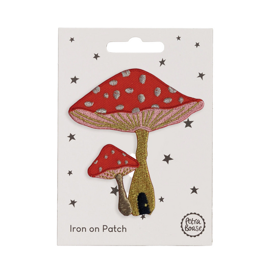 Toadstool Iron-On Embroidered Patch