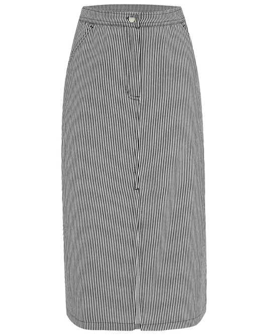 Amaya Midi Monochrome Strip Skirt - Pink Poodle Boutique - 