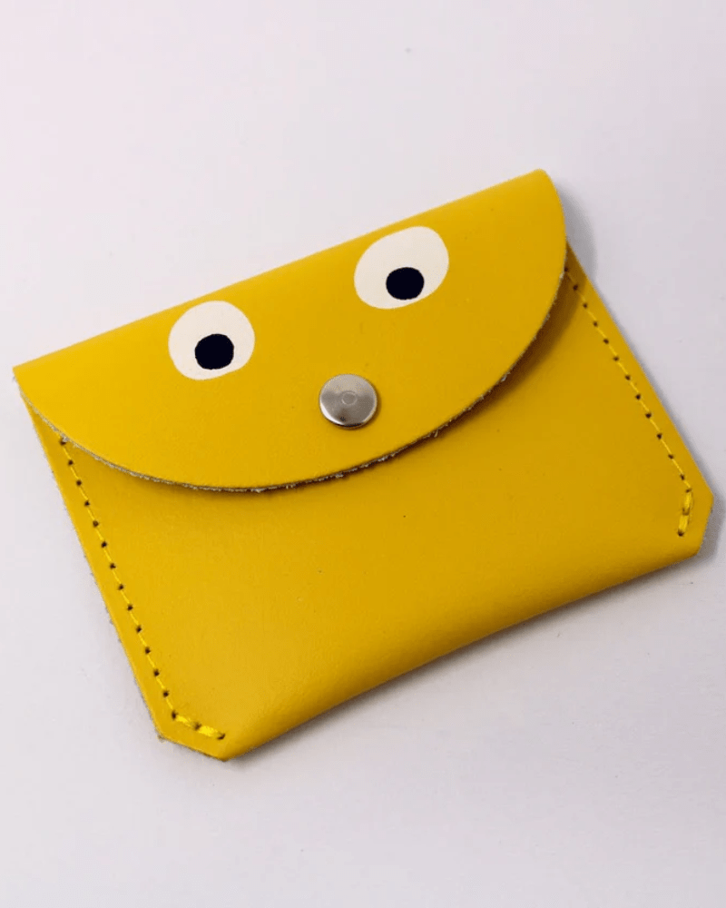 Assorted Googly Eye Coin Purses by Ark Colour Design - Pink Poodle Boutique - ARK - GOOGLY EYE PURSE YELLOW