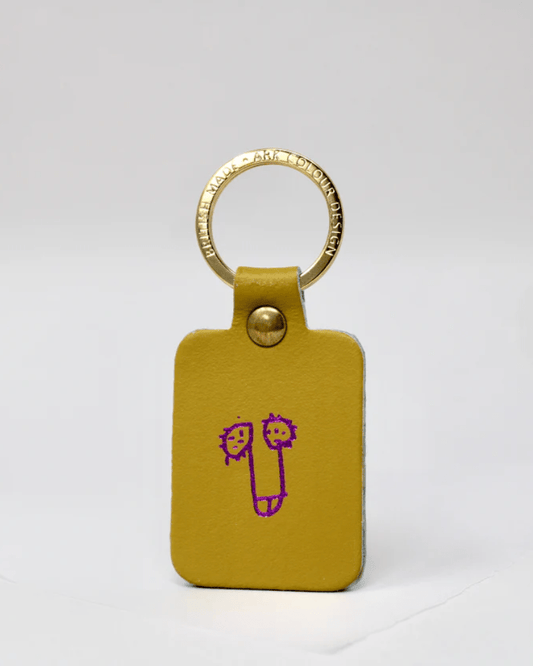 Assorted Willy Leather Keyrings By Ark Colour Design - Pink Poodle Boutique - ARK - KEY - WILLY - ACIDGREEN