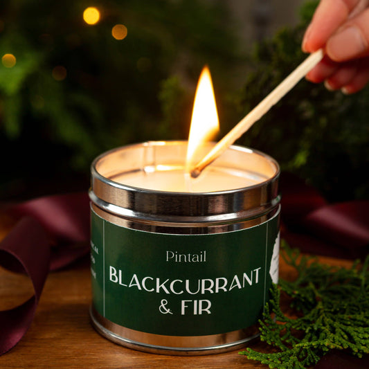 Blackcurrant & Fir Classic Tin Candle