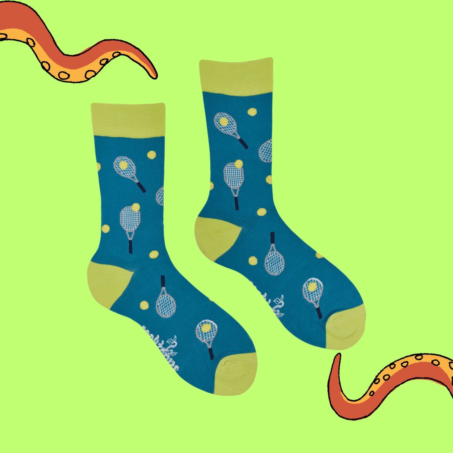 Tennis Bamboo Crew Socks