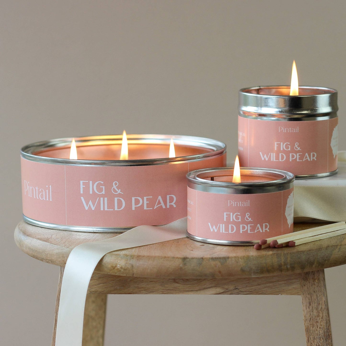 Fig and Wild Pear Classic Tin Candle