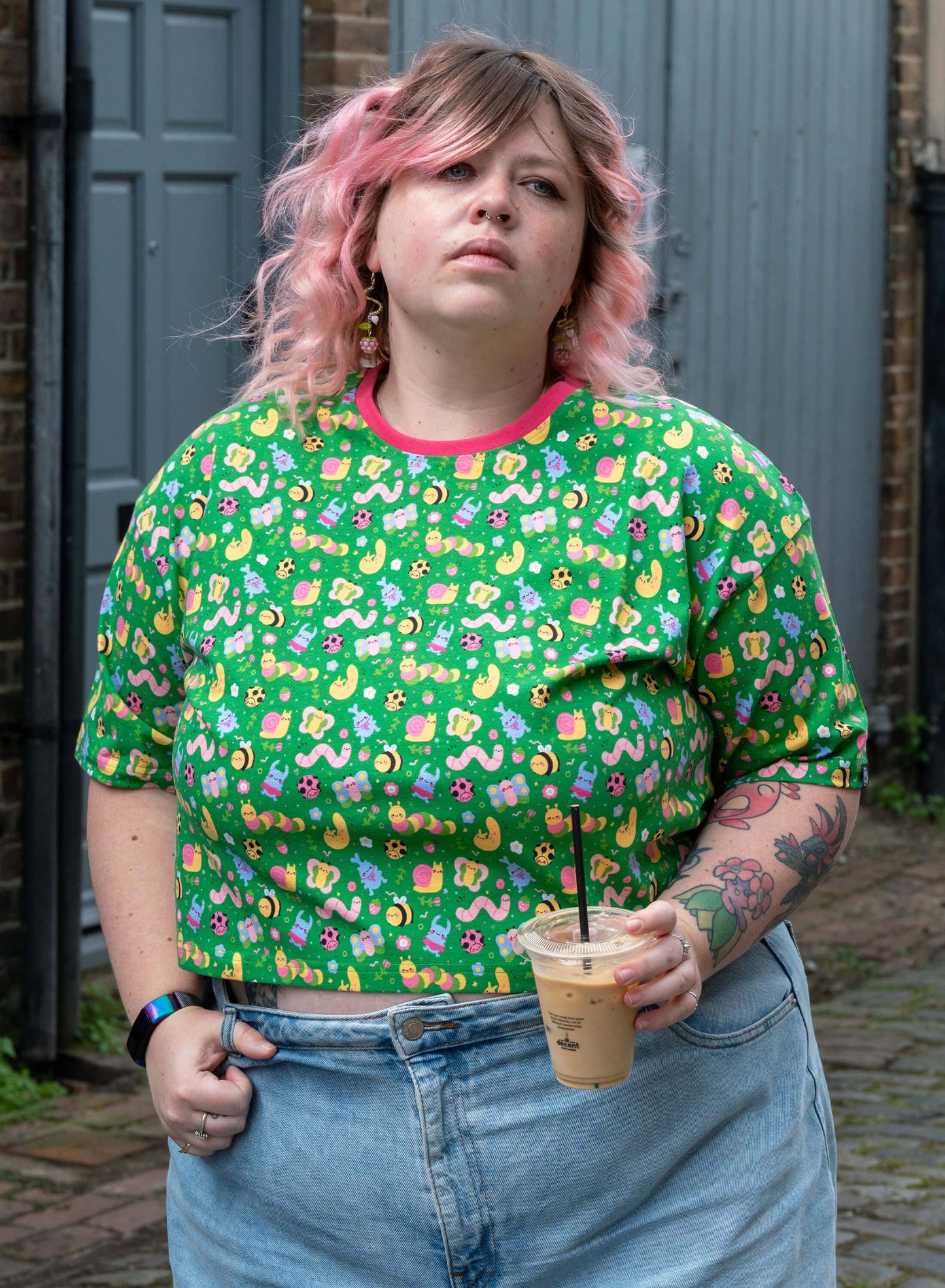 Bugs Cropped Boxy Tee by Rebel Romance x Dipstick Store