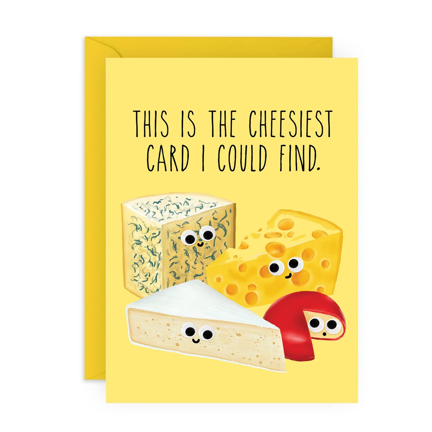 Cheesiest Card I Could Find Greeting Card