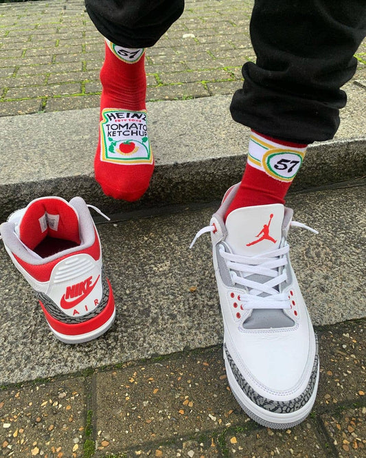 Heinz Tomato Ketchup Adult Socks UK 4-7.5