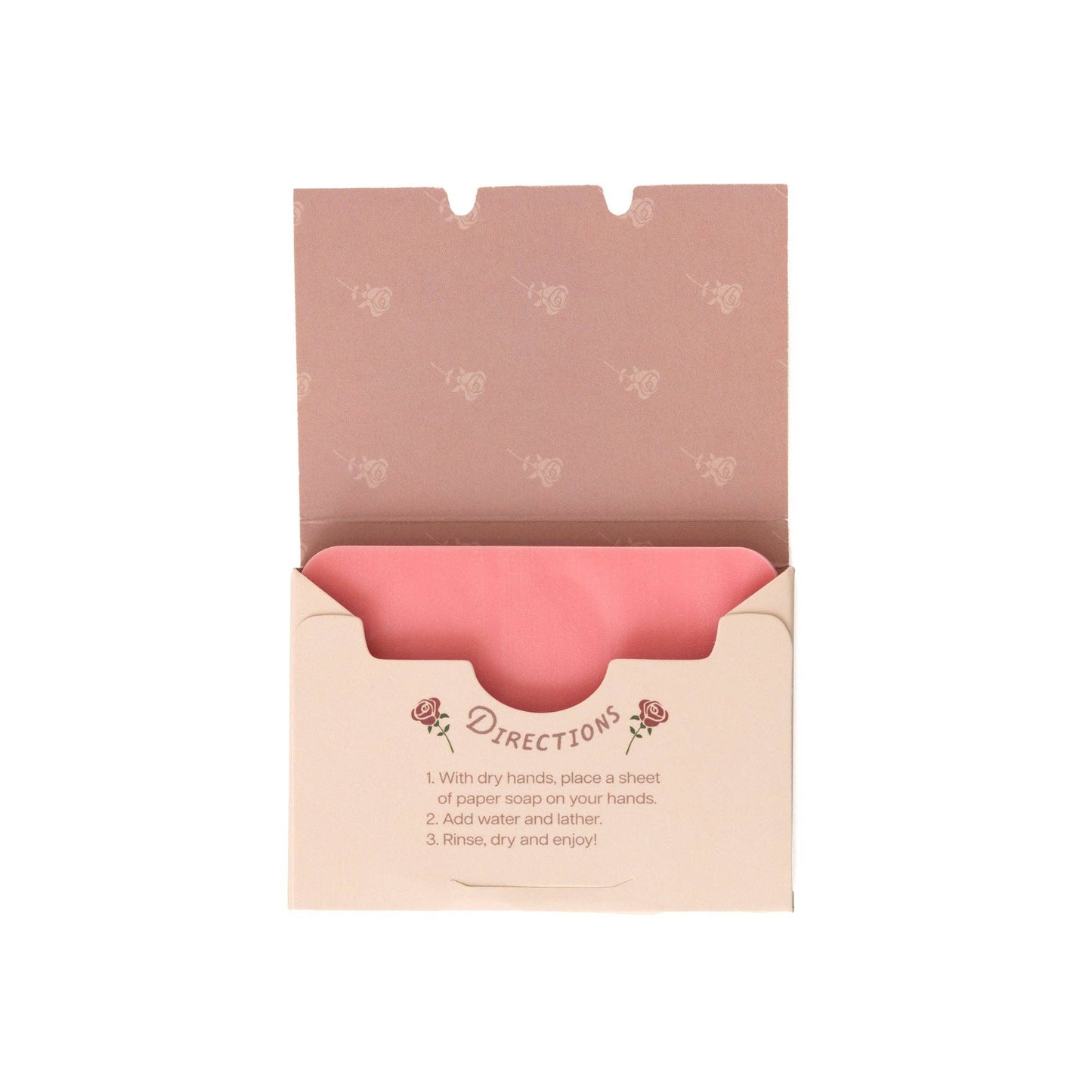 Rose Scent Paper Soap - 50 Sheets