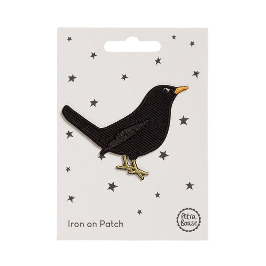 Blackbird Iron-On Embroidered Patch