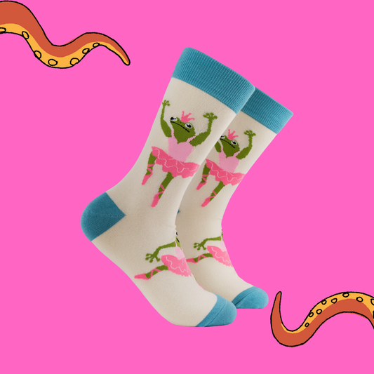 Leapfrog Ballerina Frog Crew Socks
