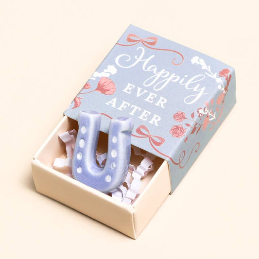 Tiny Matchbox Ceramic Tokens: Horseshoe