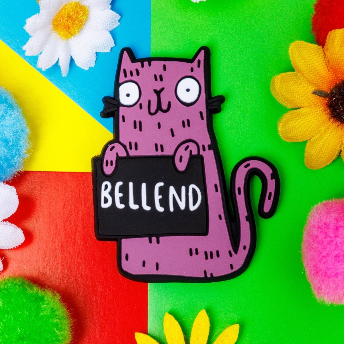 Bellend Sweary Cat Magnet - Pink Poodle Boutique - KA - MAGNET - BELLEND