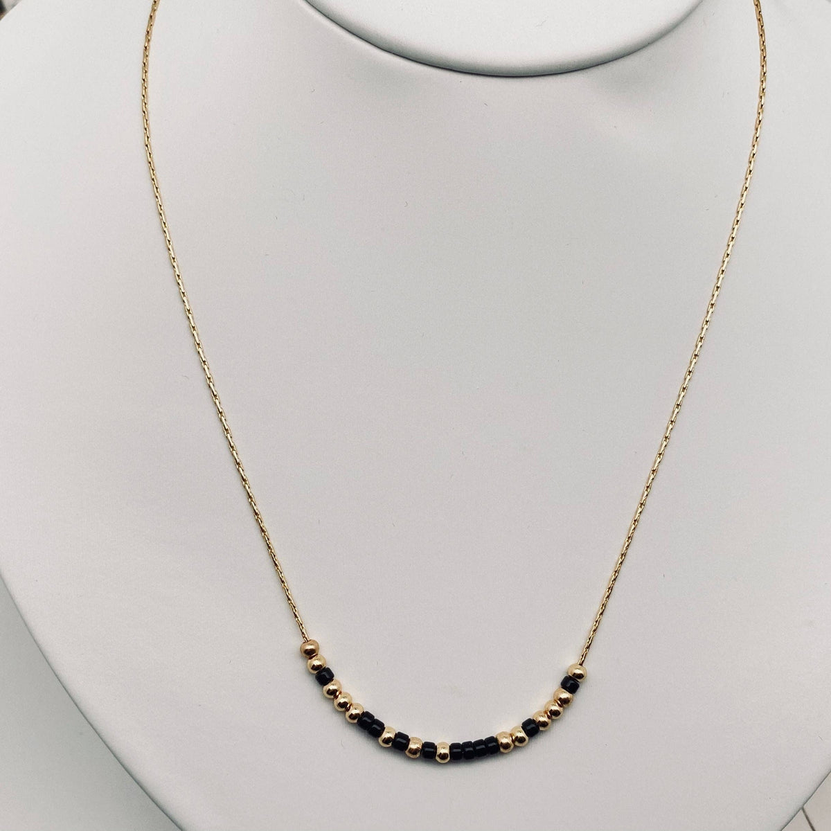 I Am Enough Morse Code Necklace