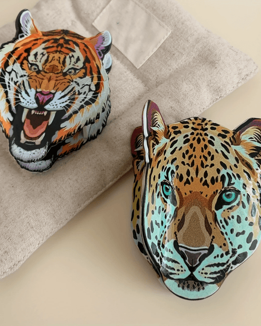 Big Cats Tiger & Leopard Hair Claws - Pink Poodle Boutique - CLAW - LEOPARD