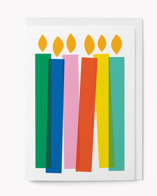 Birthday Candles Greeting Card - Pink Poodle Boutique - HPPY30