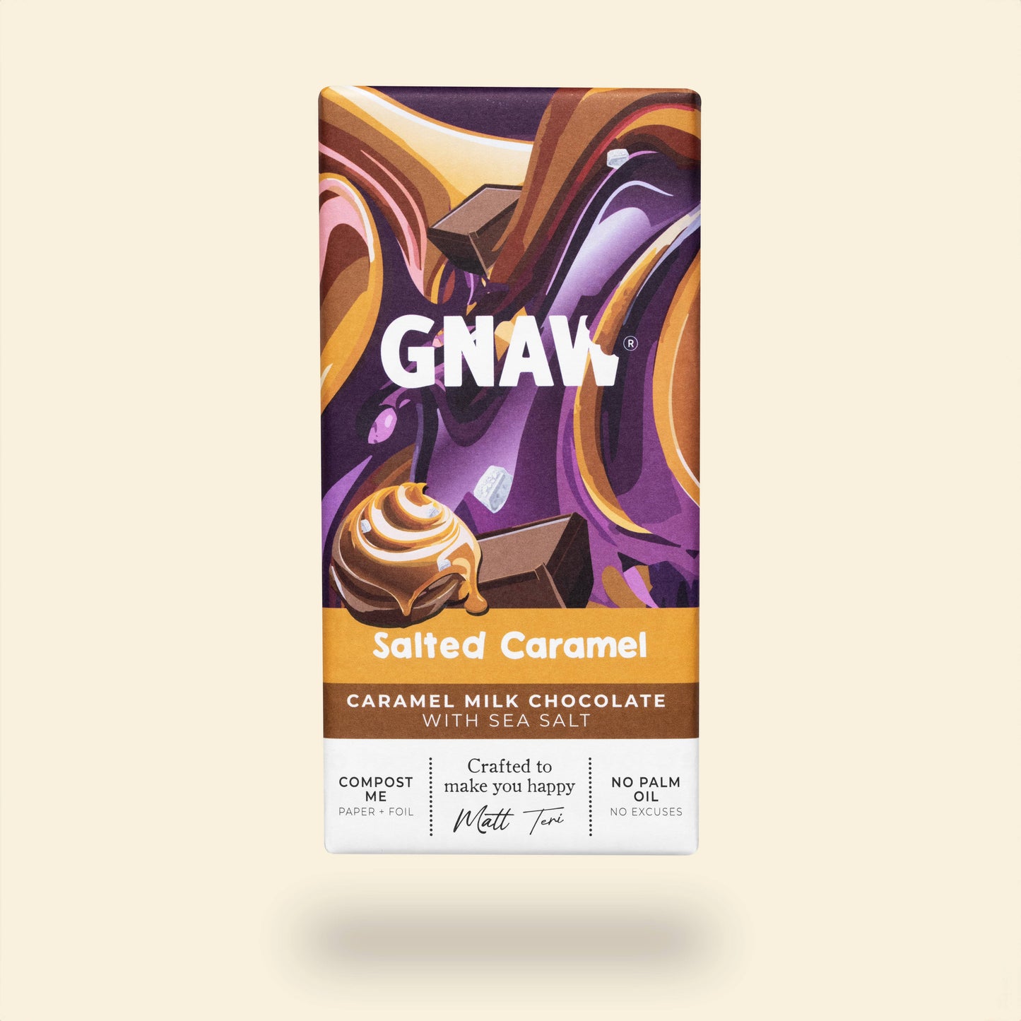 Salted Caramel Milk Chocolate Bar | 80g