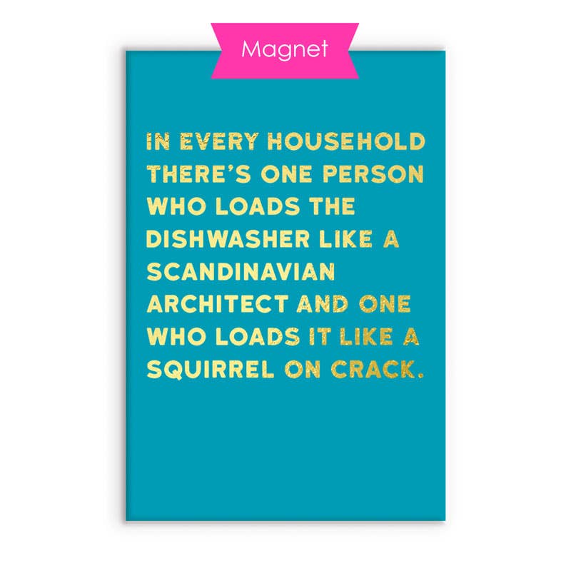 Scandinavian Architect Fridge Magnet