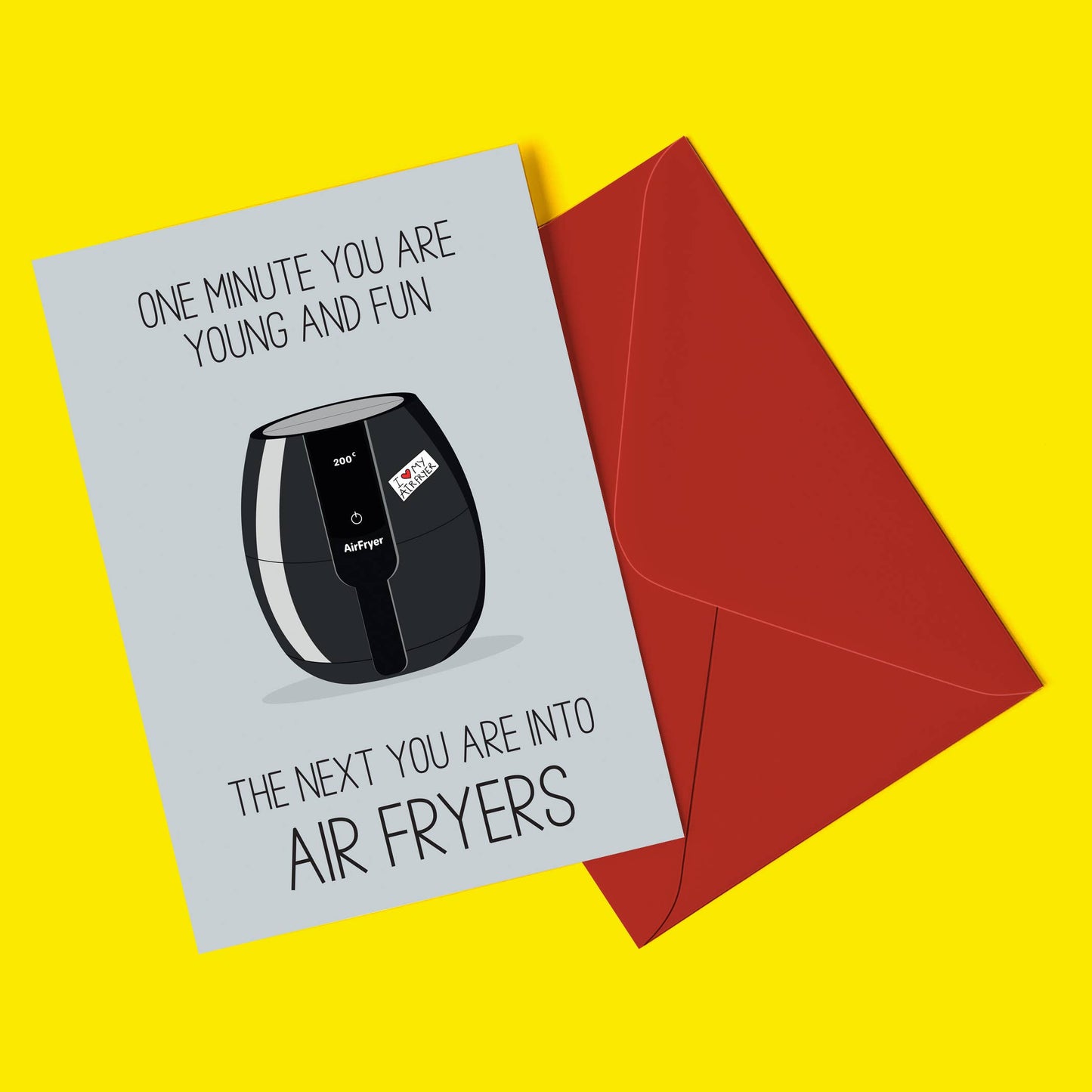 Air Fryer Greeting Card