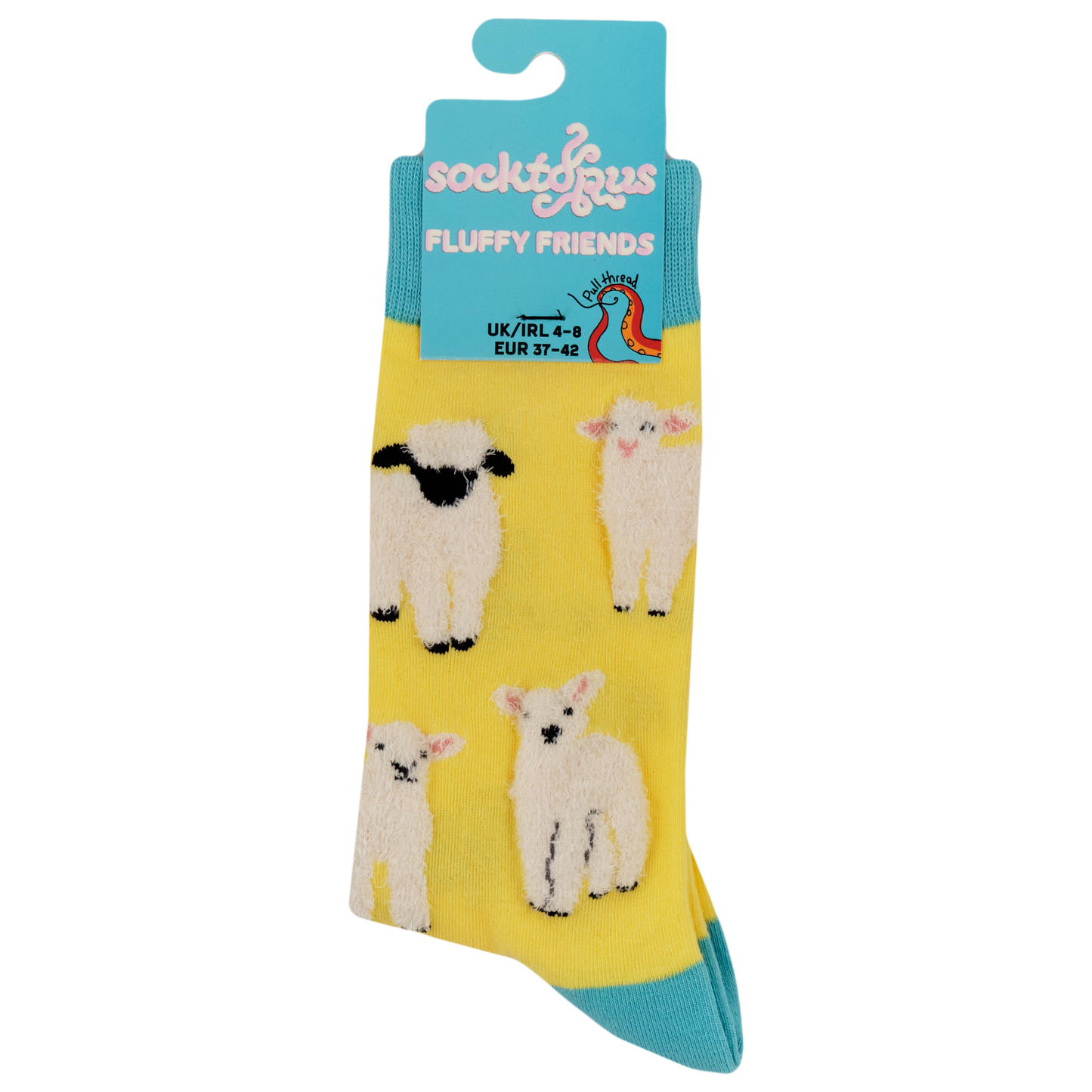 Fluffy Lambs Crew Socks