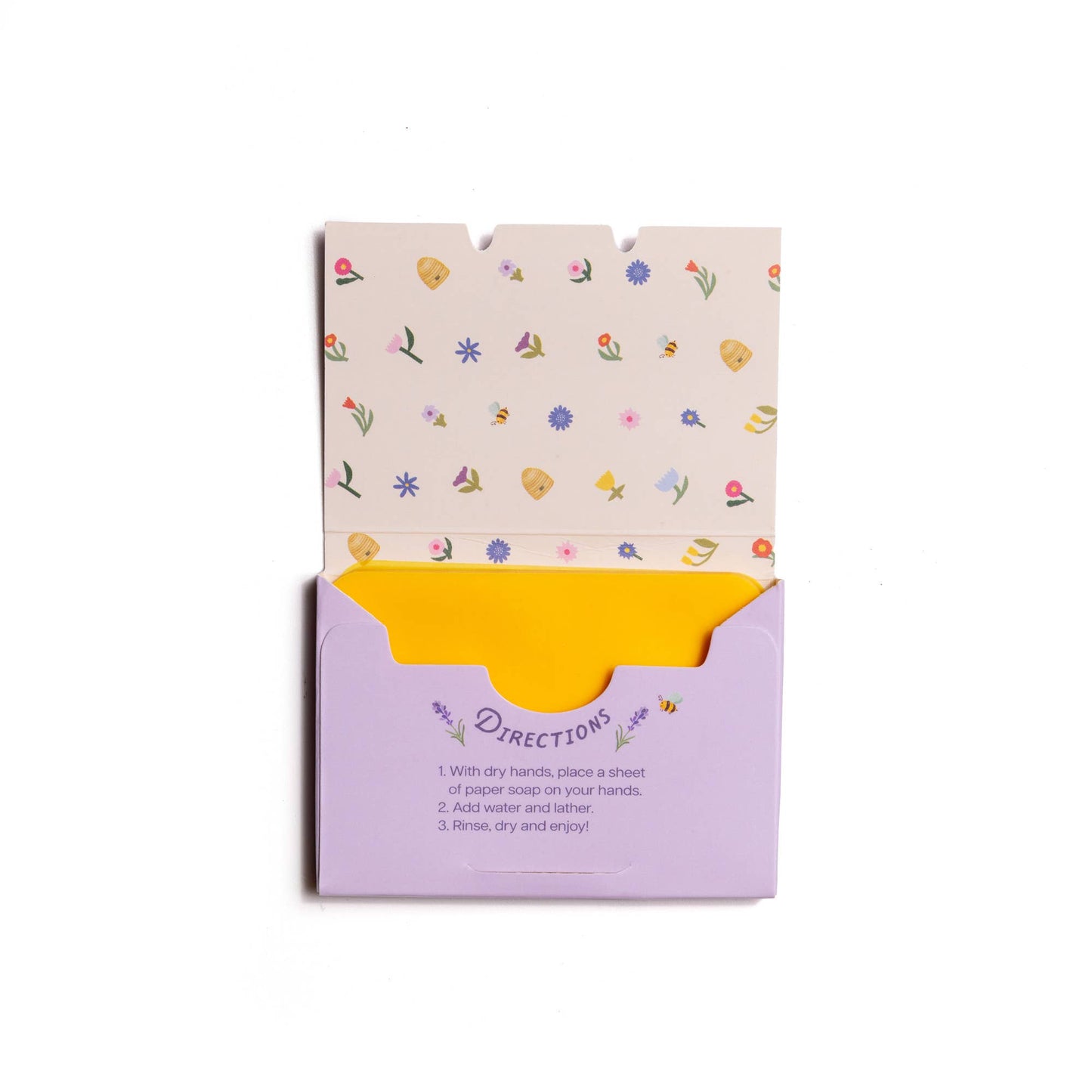 Lavender Honey Scent Paper Soap – 50 Sheets