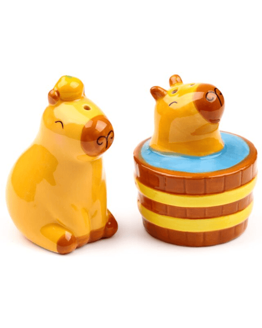 Capybara Salt & Pepper Set - Pink Poodle Boutique - SP118