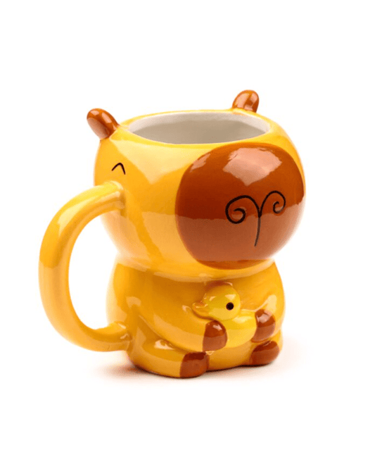 Capybara Shaped Ceramic Mug - Pink Poodle Boutique - MUG466