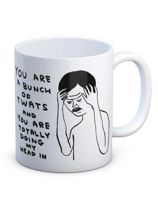 Bunch of Twats David Shrigley Mug