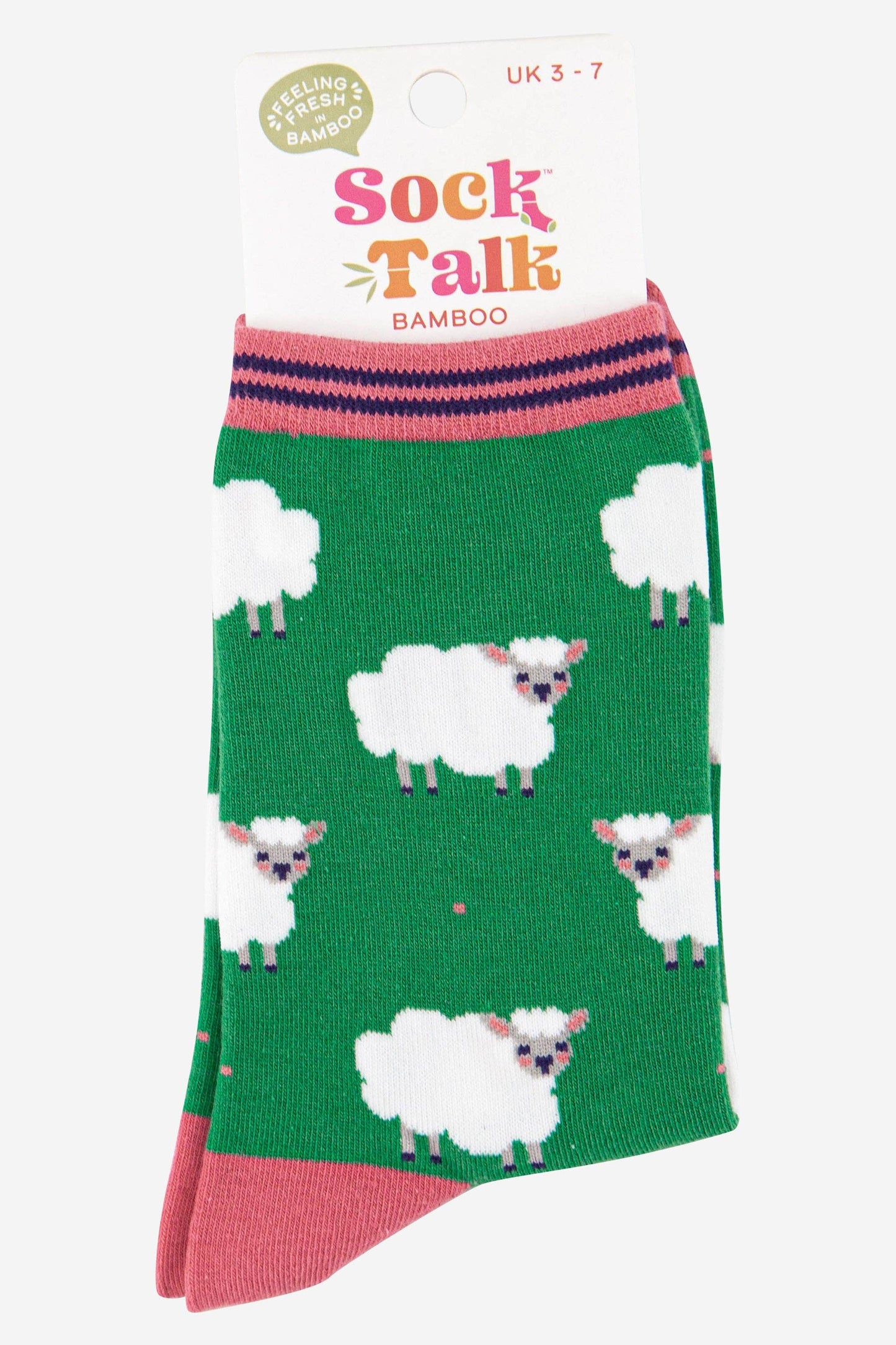 Wooly Sheep Bamboo Crew Socks