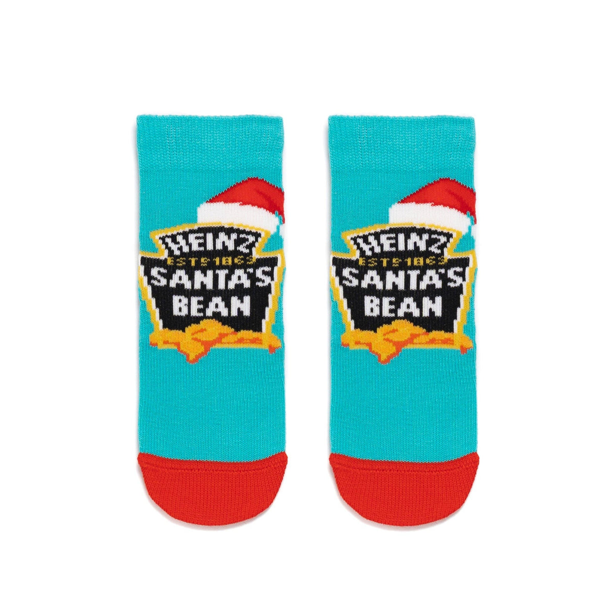 Heinz Baked Beans 'Santa's Bean' Baby Socks