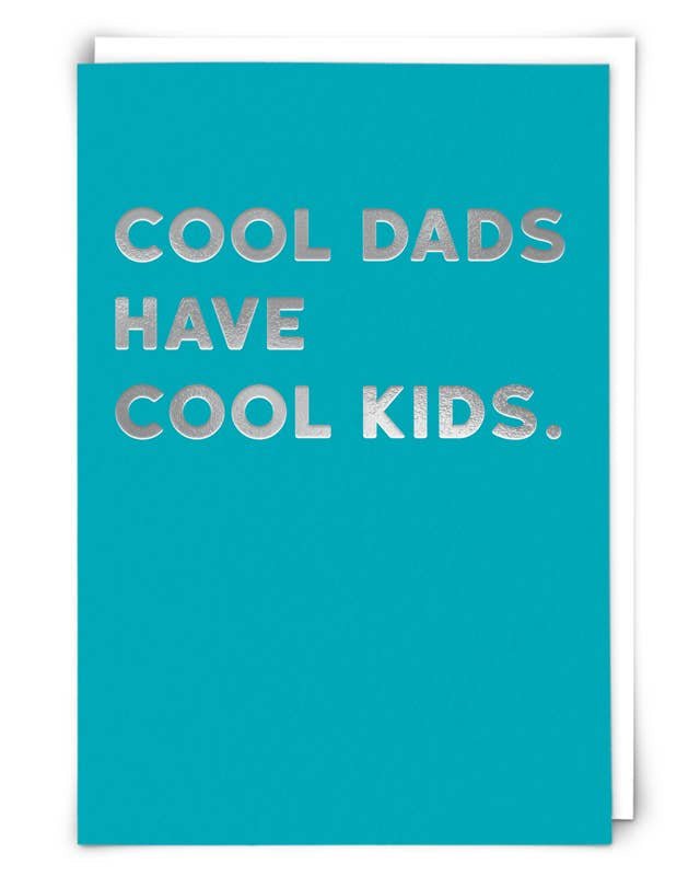 Cool Dad Greeting Card - Pink Poodle Boutique - 5060006280504