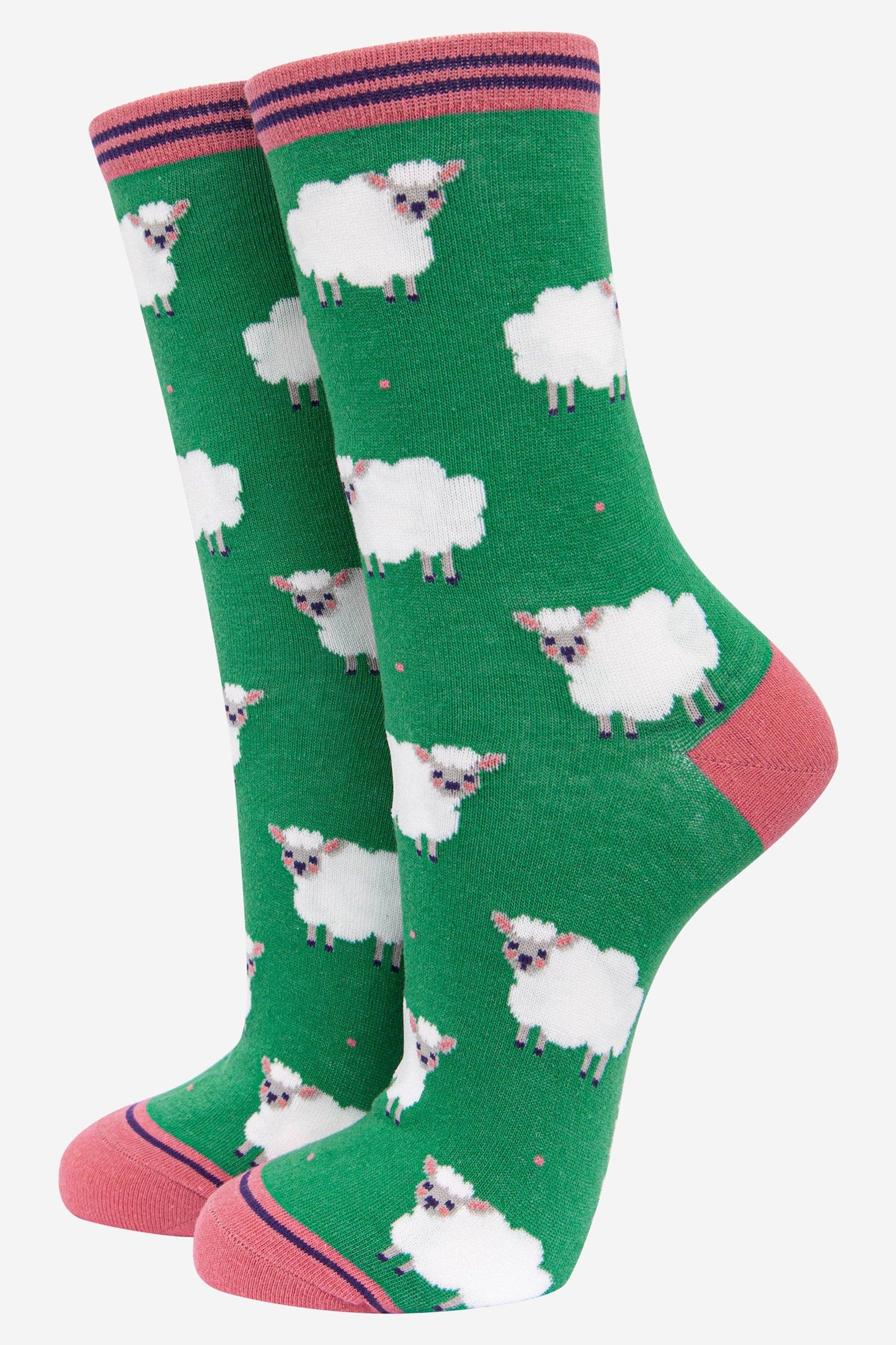 Wooly Sheep Bamboo Crew Socks