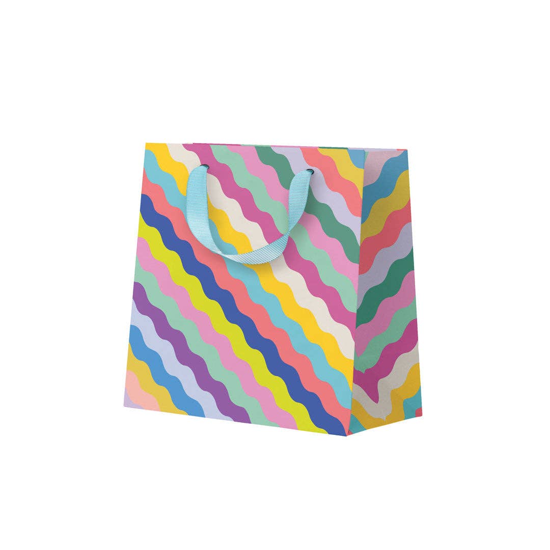 Wavy Pattern Small Gift Bag