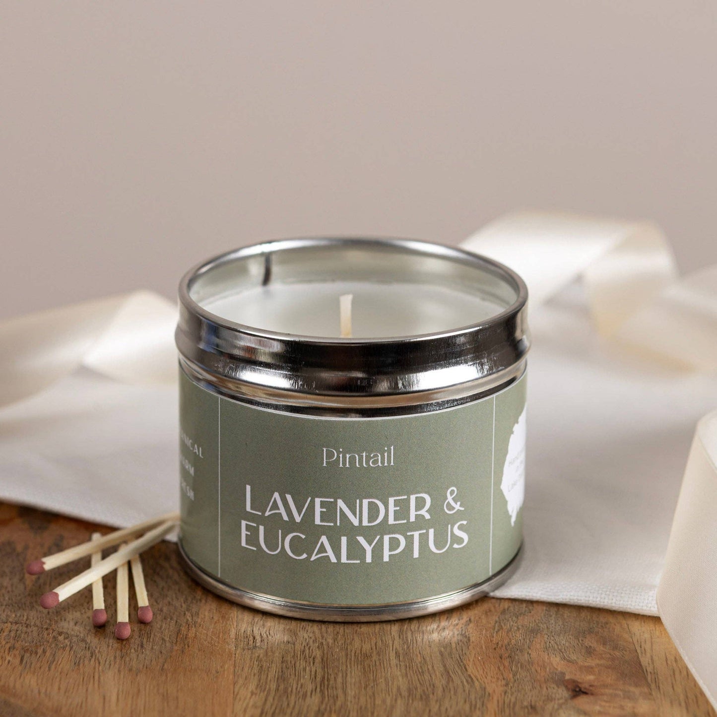 Lavender & Eucalyptus Classic Tin Candle