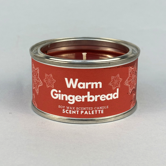 Warm Gingerbread Paint Tin Candle