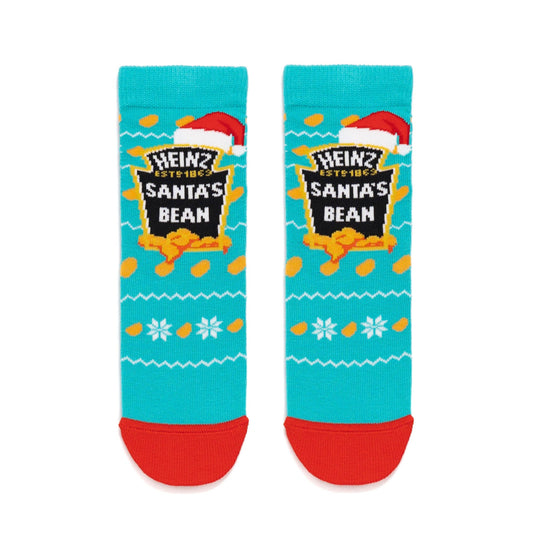 Heinz Baked Beans 'Santa's Bean' Kids' Kids Socks
