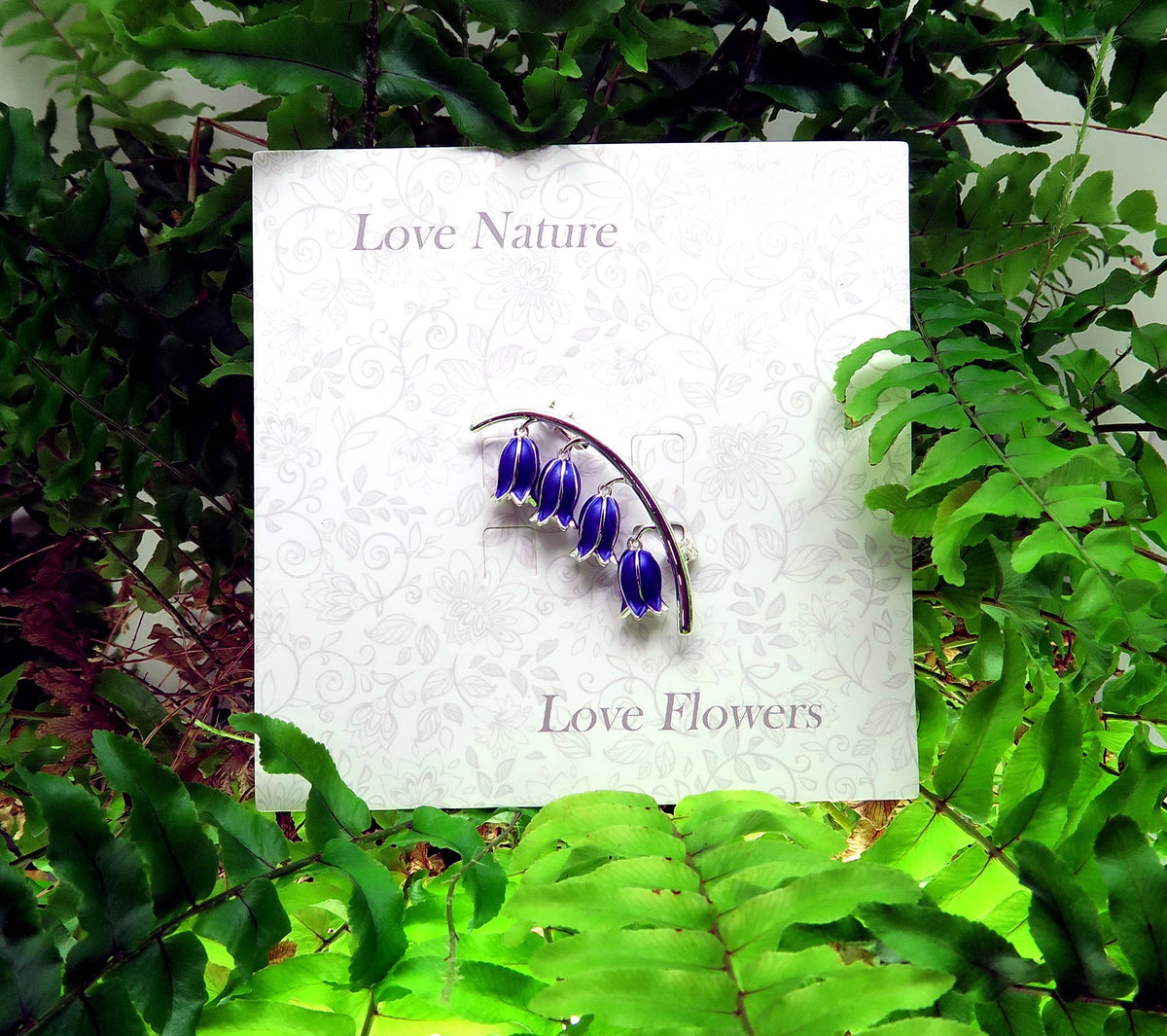 Bluebell Flower Brooch