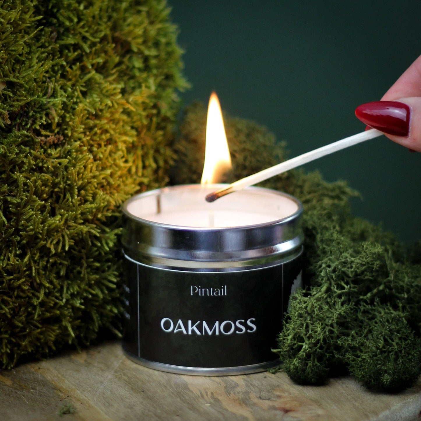 Oakmoss Classic Tin Candle