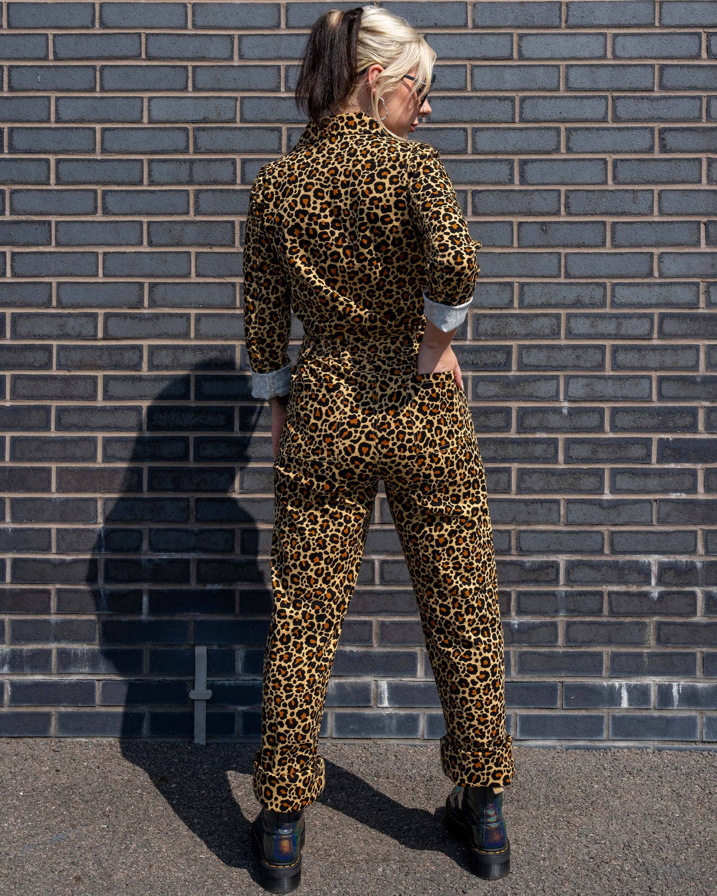 Classic Leopard Print Boiler Suit by Rebel Romance