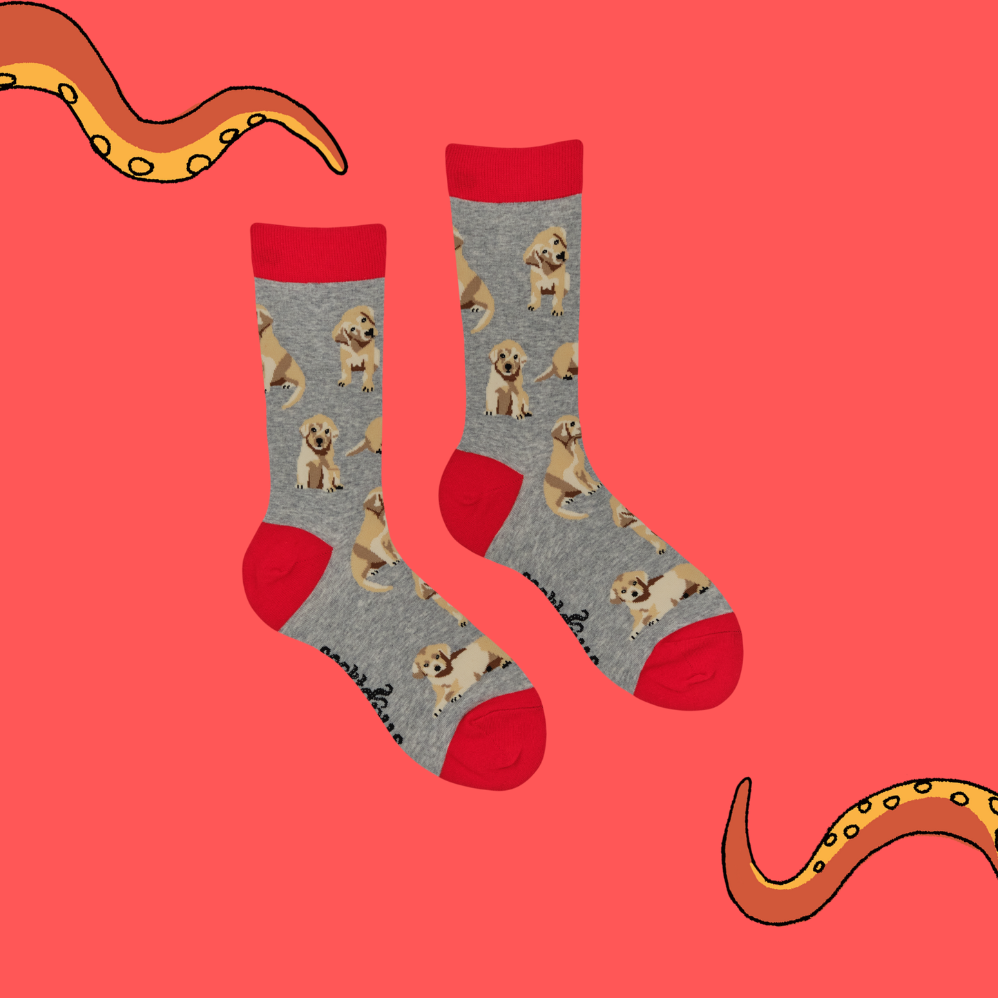 Puppy Love Crew Socks