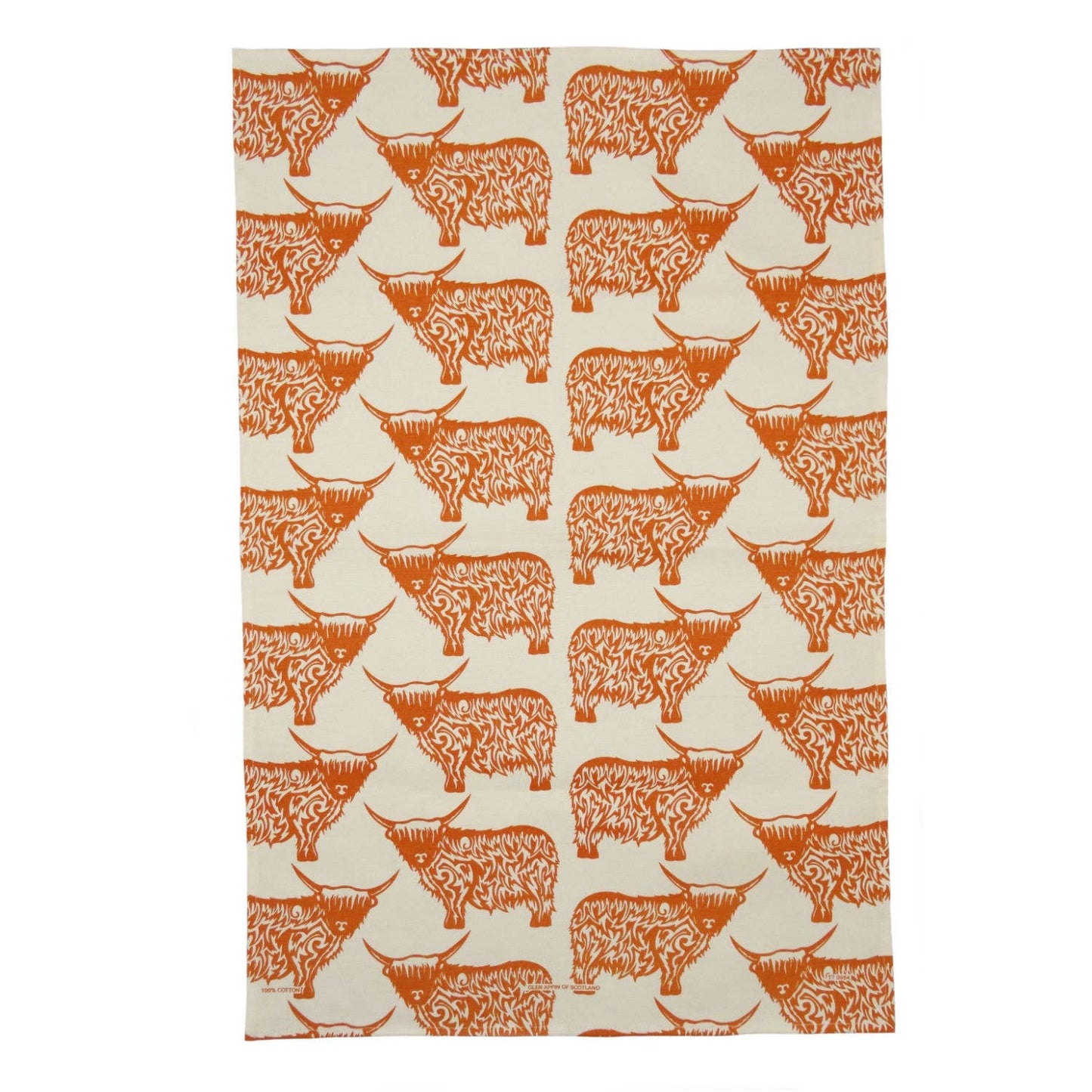 Cow Print Cotton Tea Towel