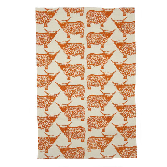 Cow Print Cotton Tea Towel