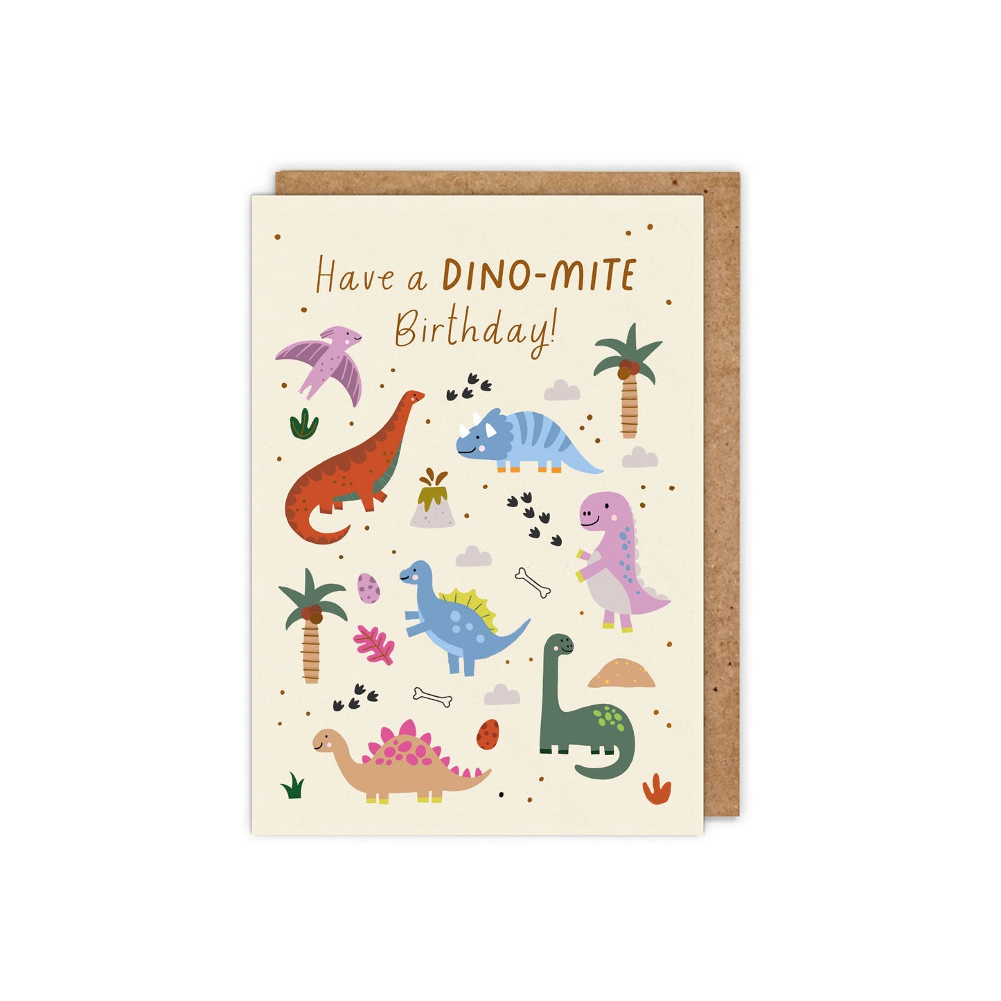 Dino-Mite Birthday Copper Foil Birthday Card
